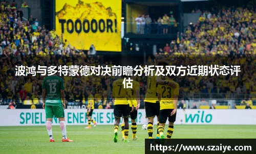 波鸿与多特蒙德对决前瞻分析及双方近期状态评估